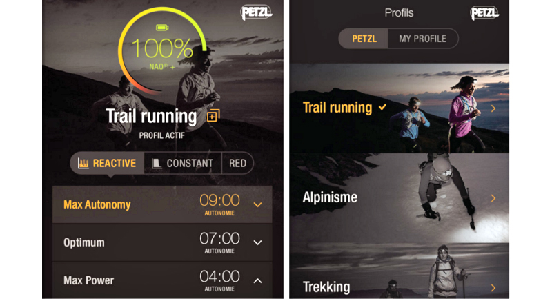 Illustration for article titled An App Manages the Brightness of Petzl's New Headlamps to Maximize Battery Life